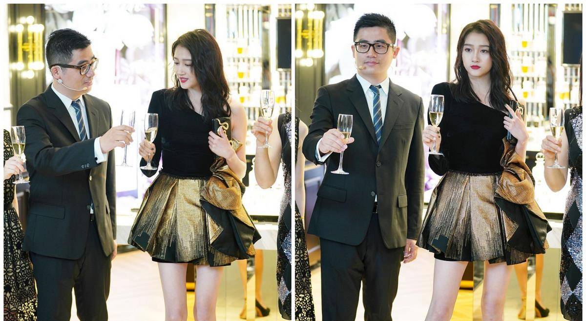 黑色|“京圈甜妞”关晓彤身材让人羡慕，穿裙子可甜可飒，不怪鹿晗心动