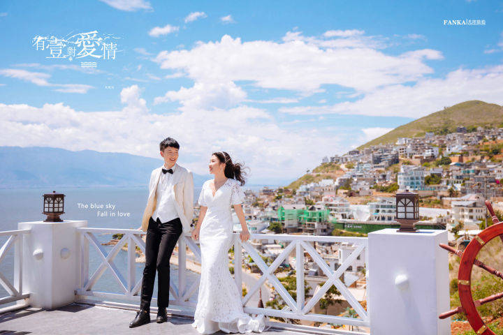 婚纱照|大理婚纱照图片欣赏:初秋也能get的海盐柠檬色系