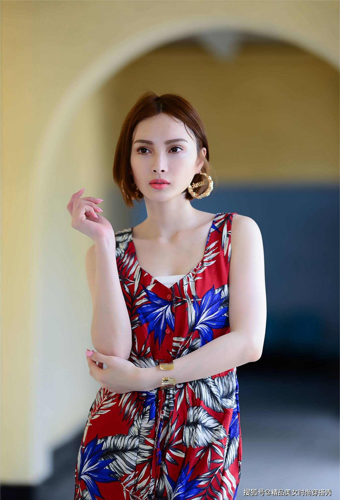 连体|印花连体裤，清凉舒适，初秋穿在身上刚刚好