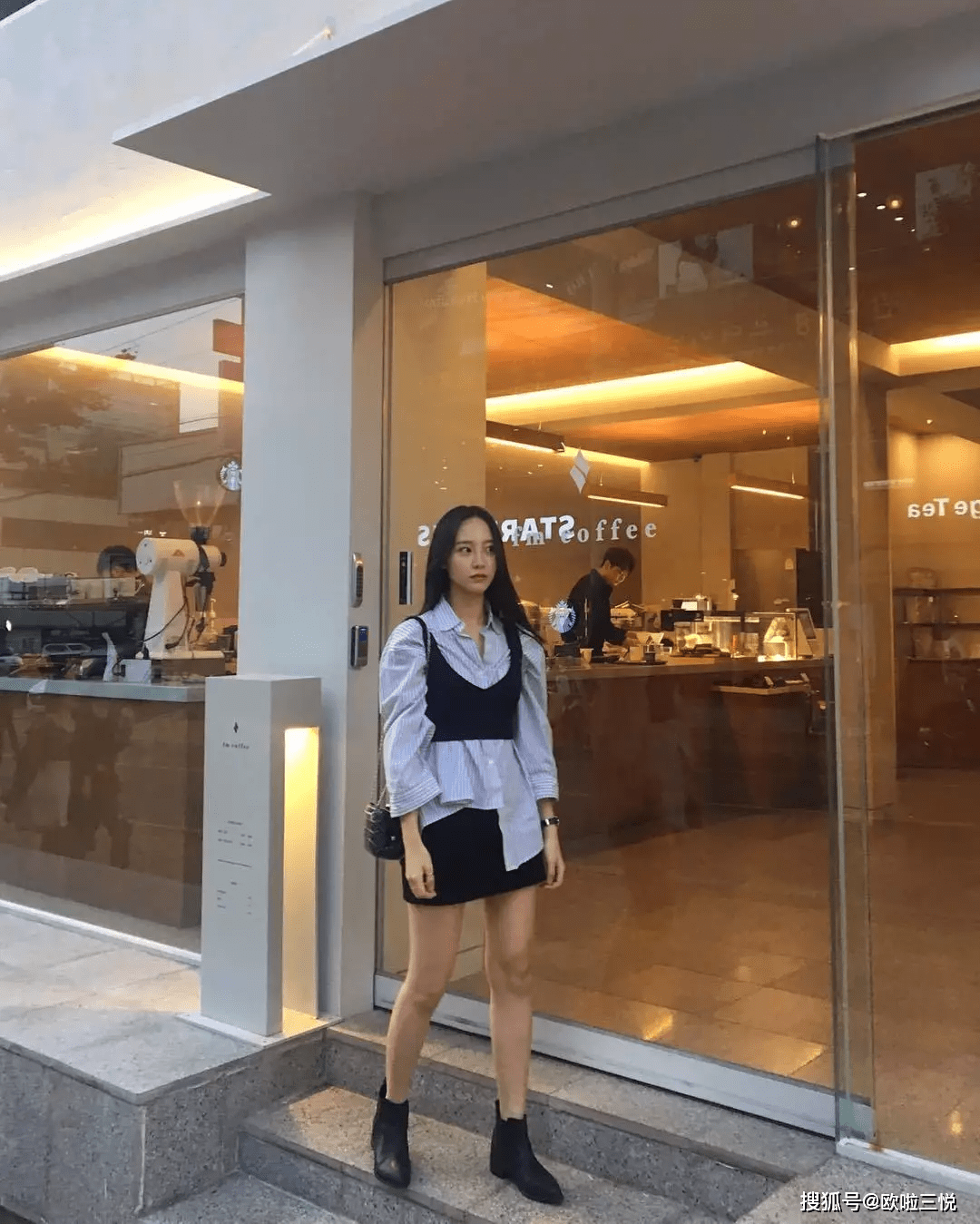 毛衣|穿衣搭配：秋装搭配，流行外长内短