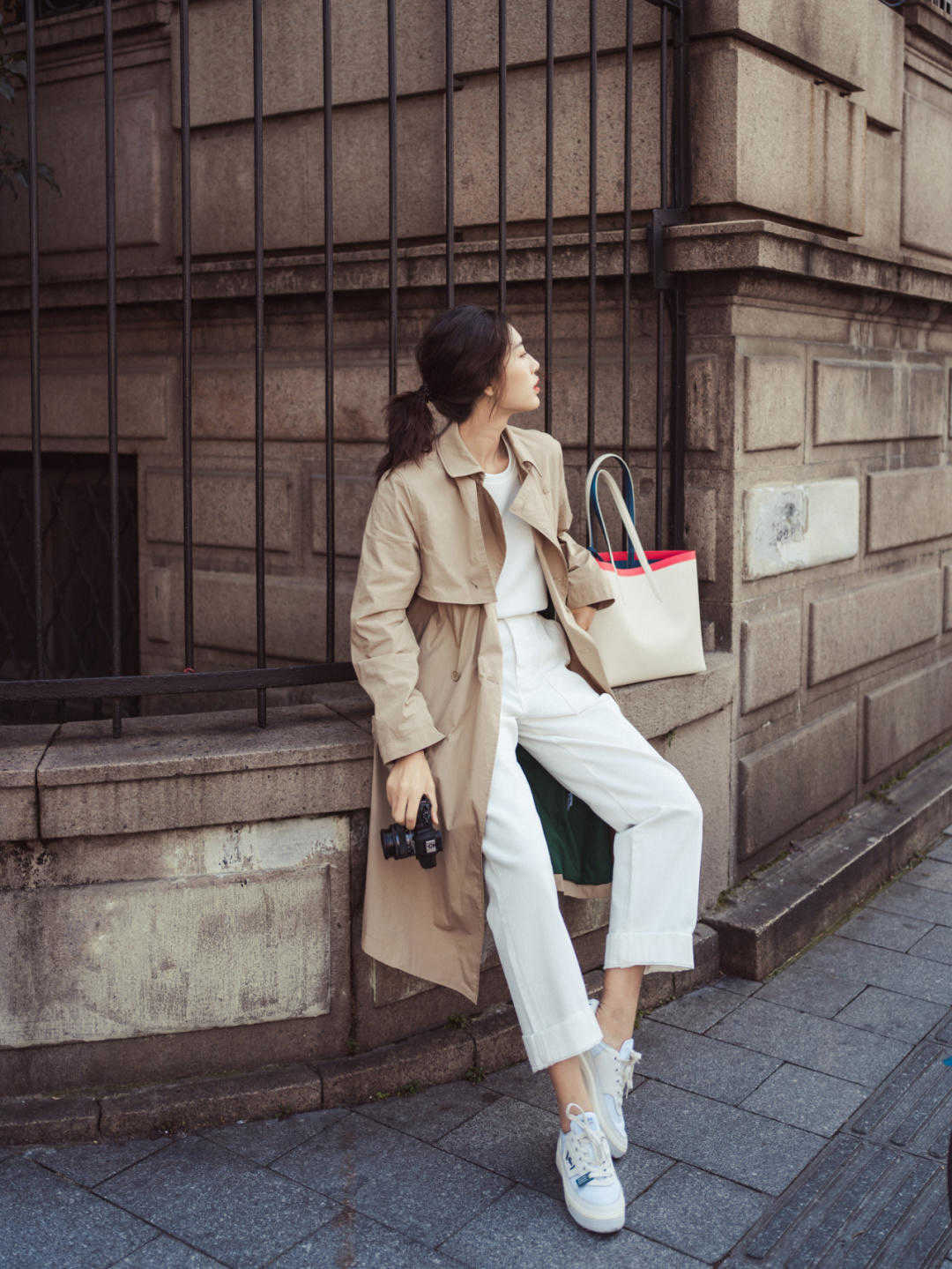显得|秋天风头不减的风衣，里面搭配这几款，时髦又百搭