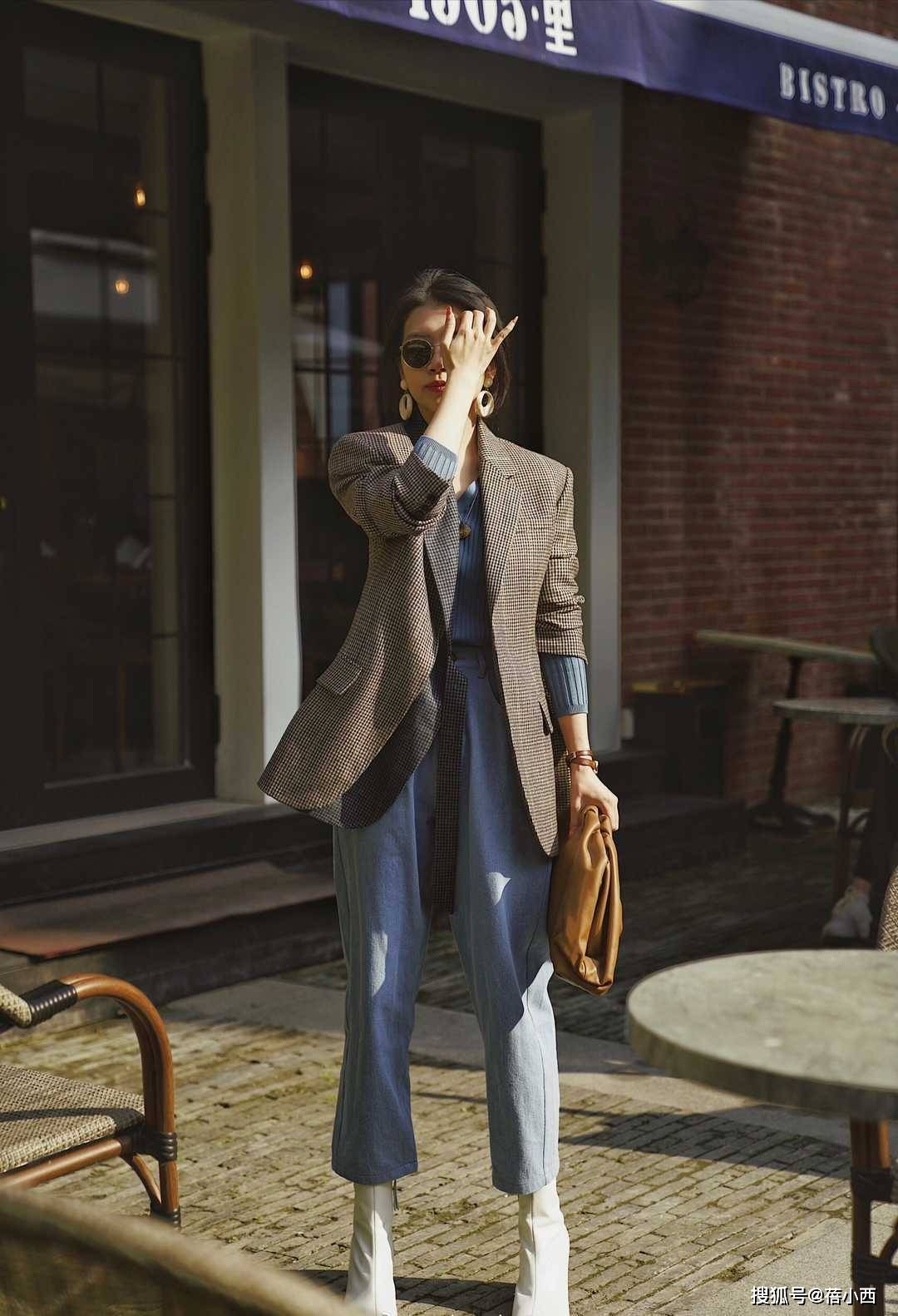 亮点|真正会穿又有气质的女人，早秋衣橱里少不了“西装”，chic又洋气
