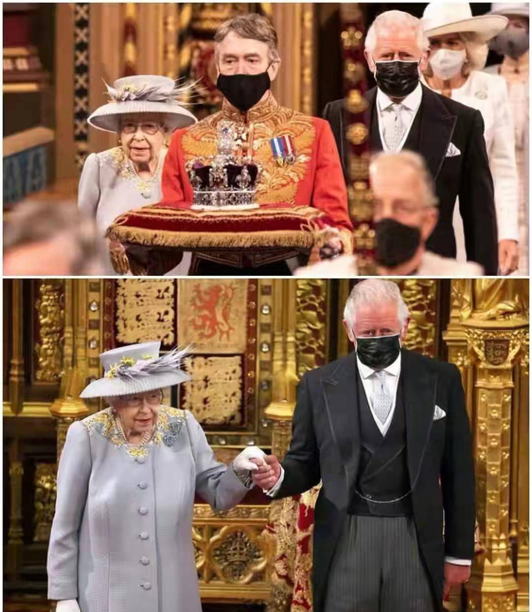 黑色|亲王去世一个月英女王身材暴瘦！罕亮相面容憔悴，满眼悲伤惹人怜
