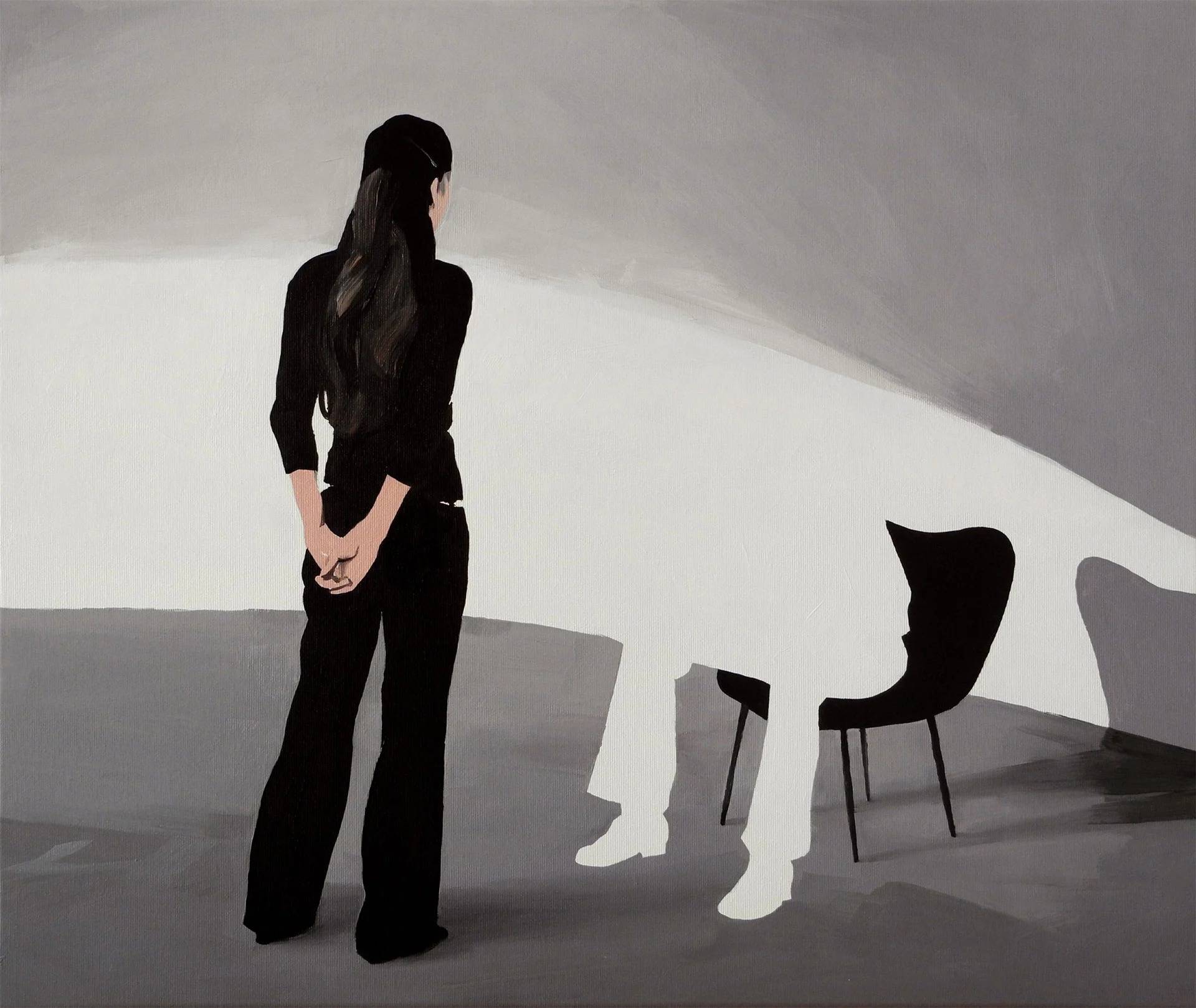 充满想象的负空间波兰艺术家jarekpuczel绘画作品