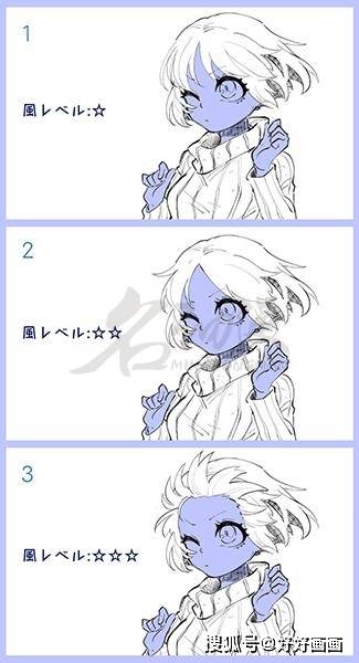 额头|如何画出飘逸轻盈的头发？