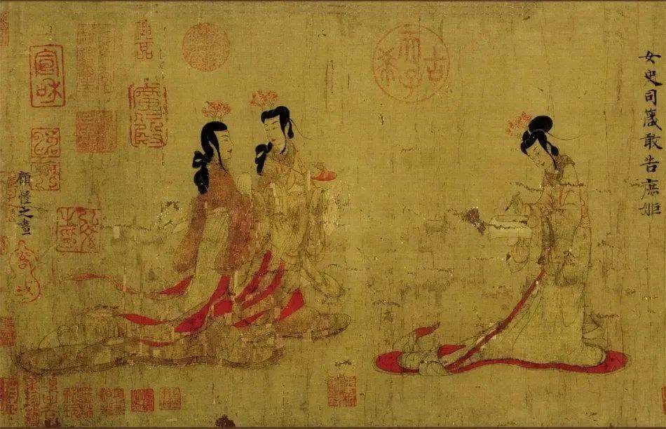 壁画|30幅古画中的美女，秒杀当代网红