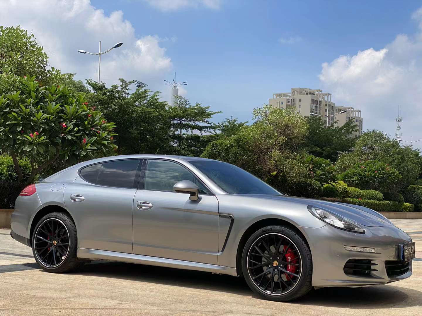 帕拉梅拉全车贴膜ekfilm-ek改色膜gt银