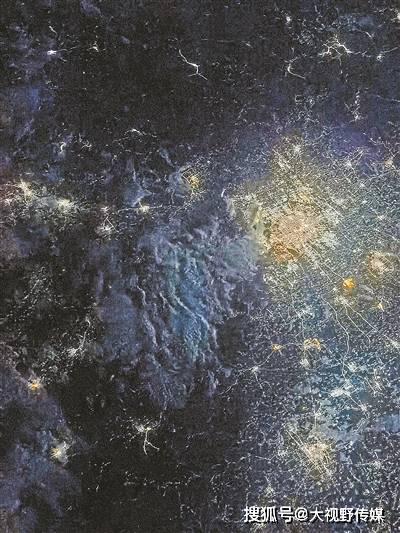 从太空眺望夜北京