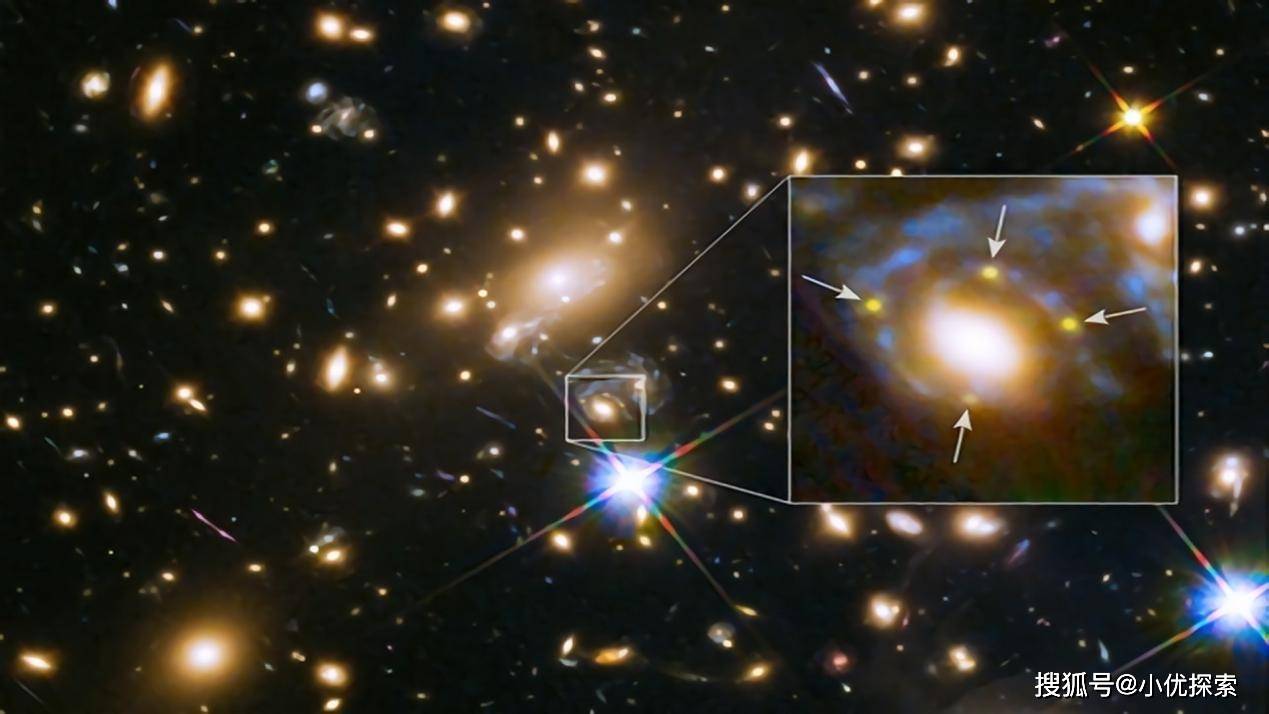 哈勃望远镜捕捉到，罕见的爱因斯坦环，揭示了宇宙深处的秘密