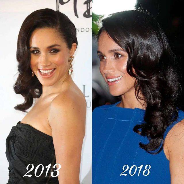 设计|梅根的黑色系穿搭：穿西装干练利落，比不上莱后有贵族气质