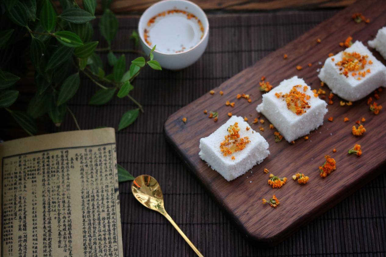 自制桂花糕 清甜软糯 做法简单 味道比买的还好吃 模具