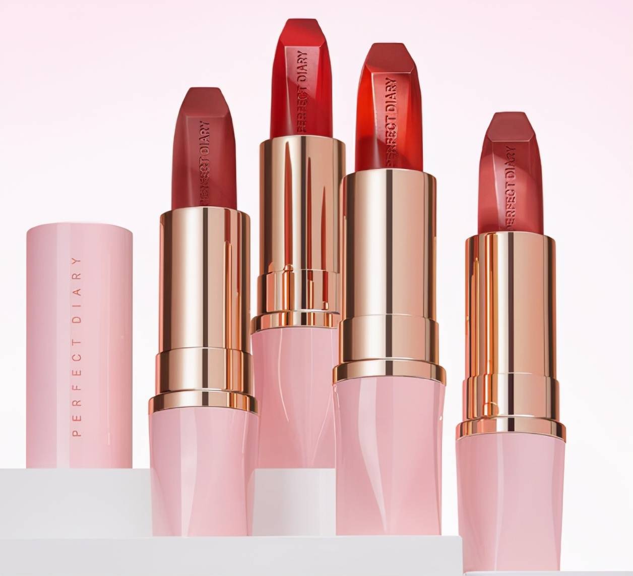 完美日记小粉钻口红缎色柔光唇膏