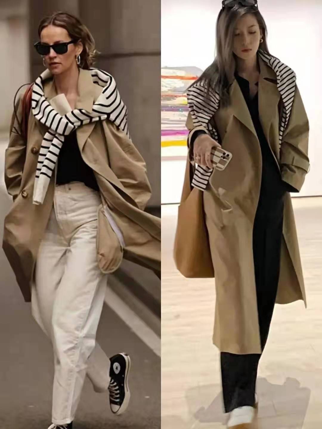 设计|真正懂穿搭的女人，秋天只选针织衫就够了，百变还百搭