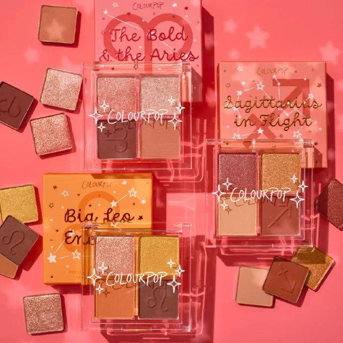 盘带|你的星座是什么色彩？colourpop星座四色眼影盘带你找到幸运专属色~