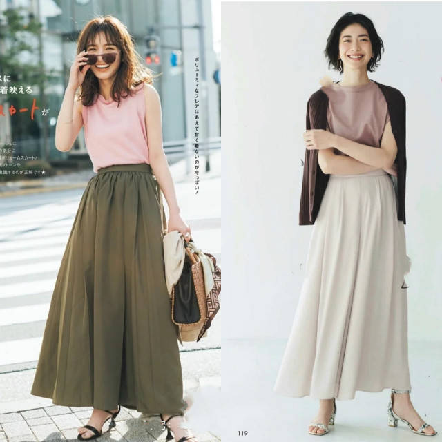 长度|“半身长裙＋低跟鞋”，小个子这么穿，显高优雅，遇见更美的自己