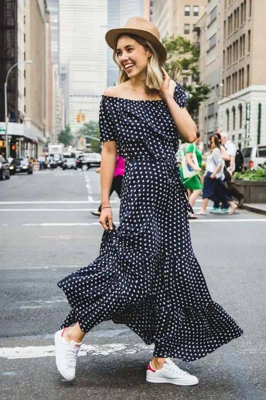 小白|“平底鞋+裙子”穿出女人最轻松,优雅的样子,巨时髦!