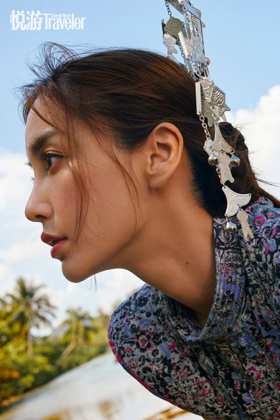 杨颖|31岁杨颖放大招，民族风造型拍大片，这次真被她美到了