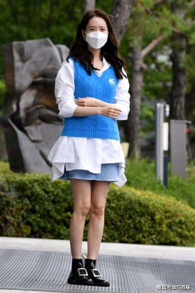 感觉|林允儿也有失手的时候！下半身失踪穿错很显胖，还好她颜值撑住了