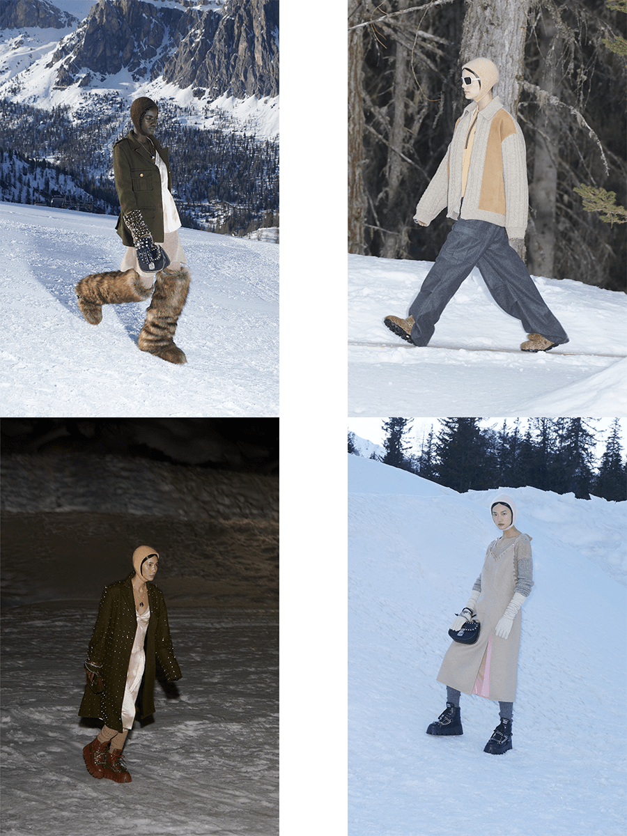 对比|Miu Miu 2021秋冬，臃肿滑雪服温暖，还可以兼顾时尚吗？