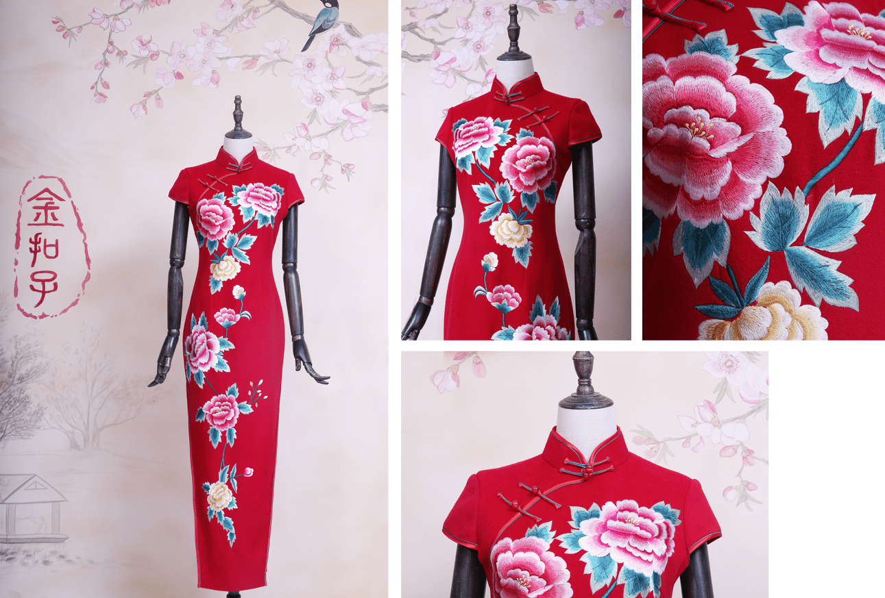 扣子|金扣子手工打造,喜婆婆 妈妈装