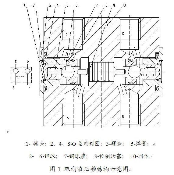 双向液压锁工作原理图片