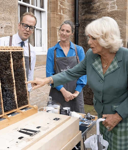 查尔斯|卡米拉被长公主孤立了?穿格纹绿裙清新大方,满脸都是褶子好嘚瑟