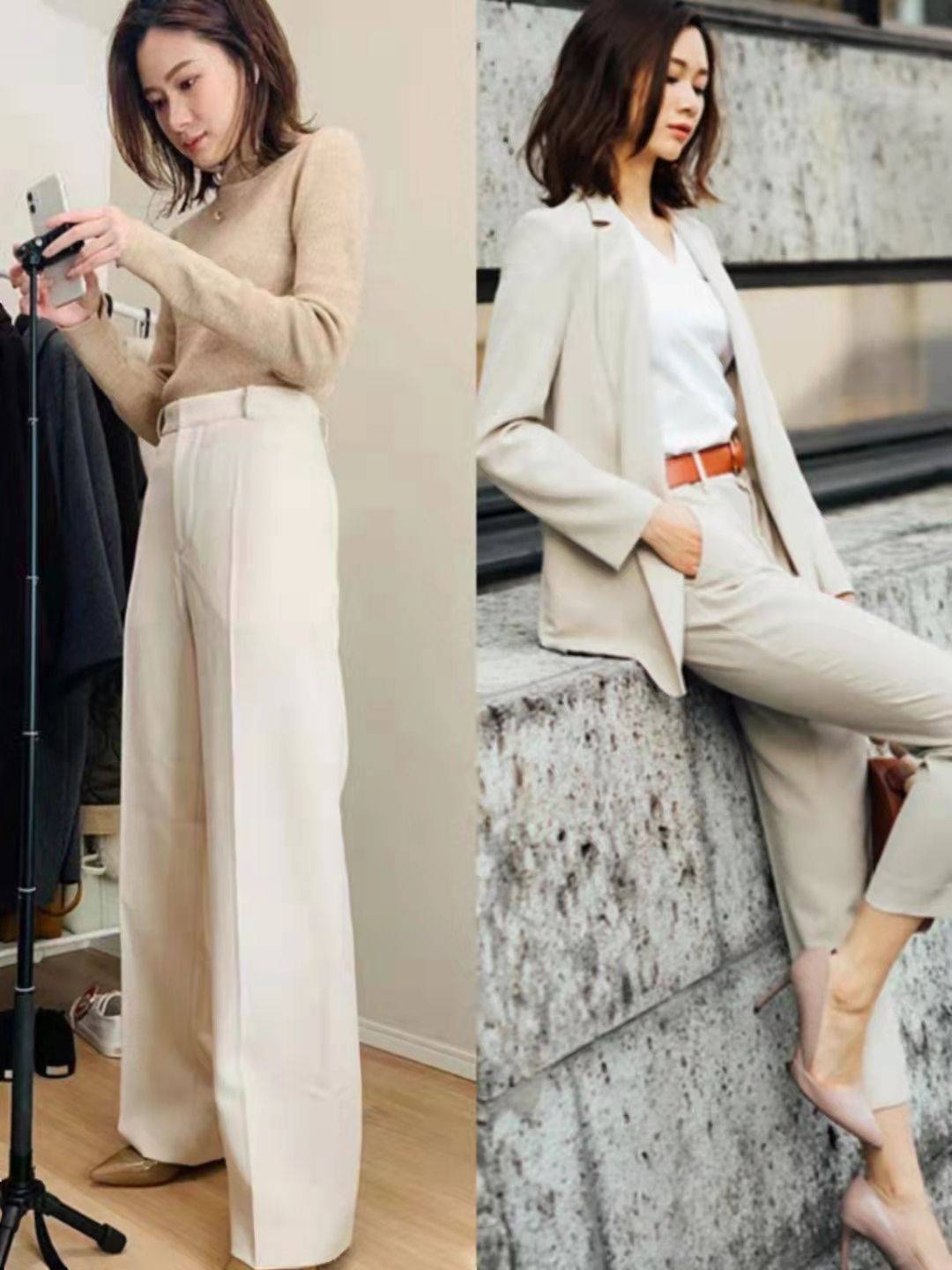 显高|40岁女人可照搬的优雅秋装，掌握这四个搭配技巧，演绎简约气质美