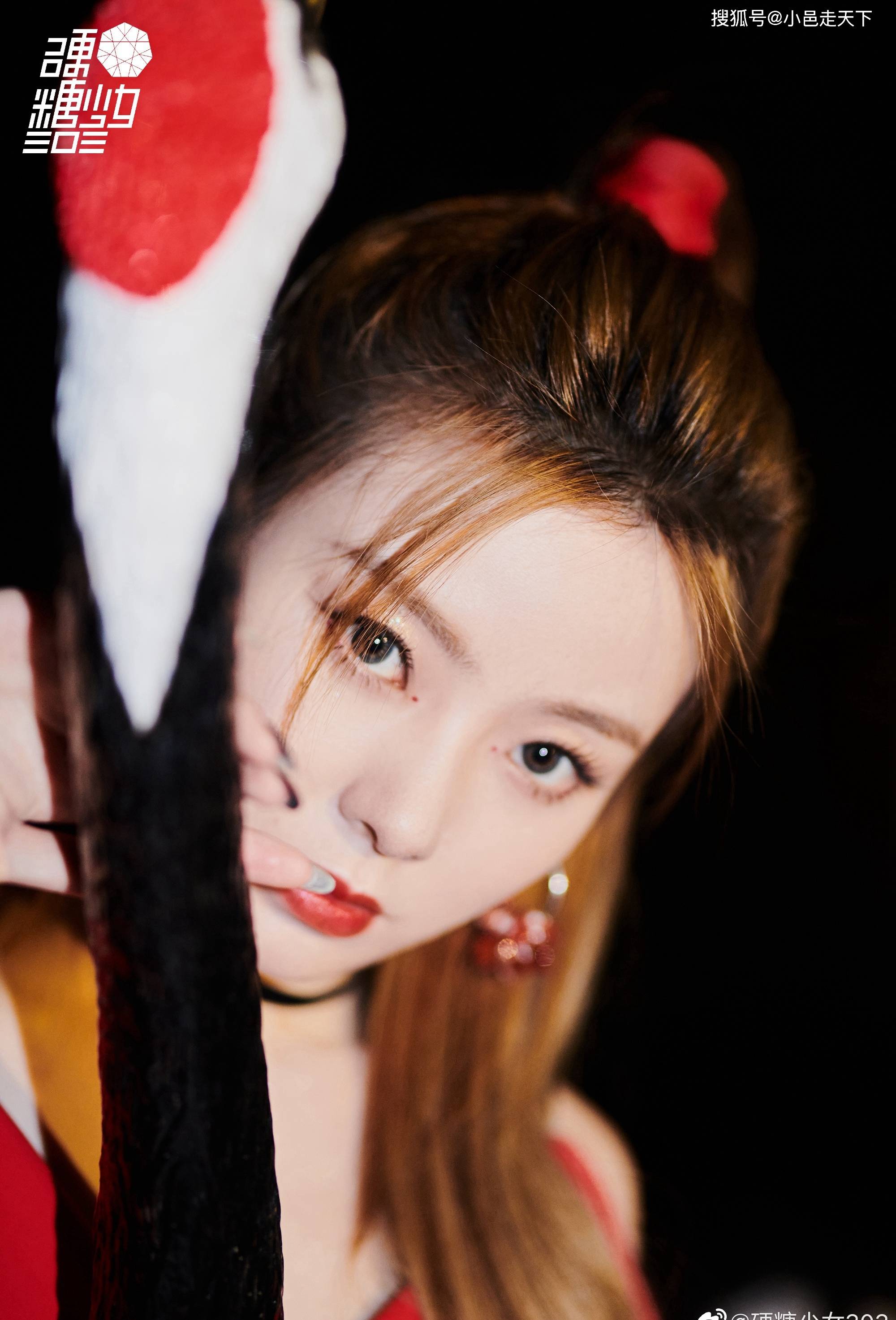 旗袍|硬糖少女旗袍大长腿写真