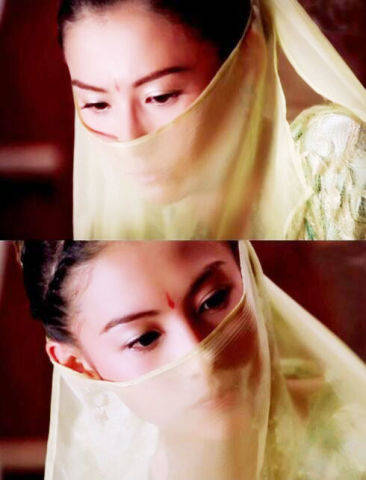 一身|赵丽颖、鞠婧祎、唐嫣、蒋勤勤、黄奕、黎姿,谁戴面纱最美最仙