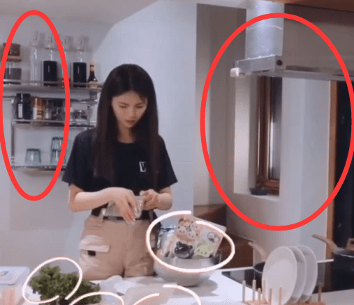 女孩子|杨超越素颜起床做早餐,镜头无意间拍到厨房一角,这是豪宅啊?