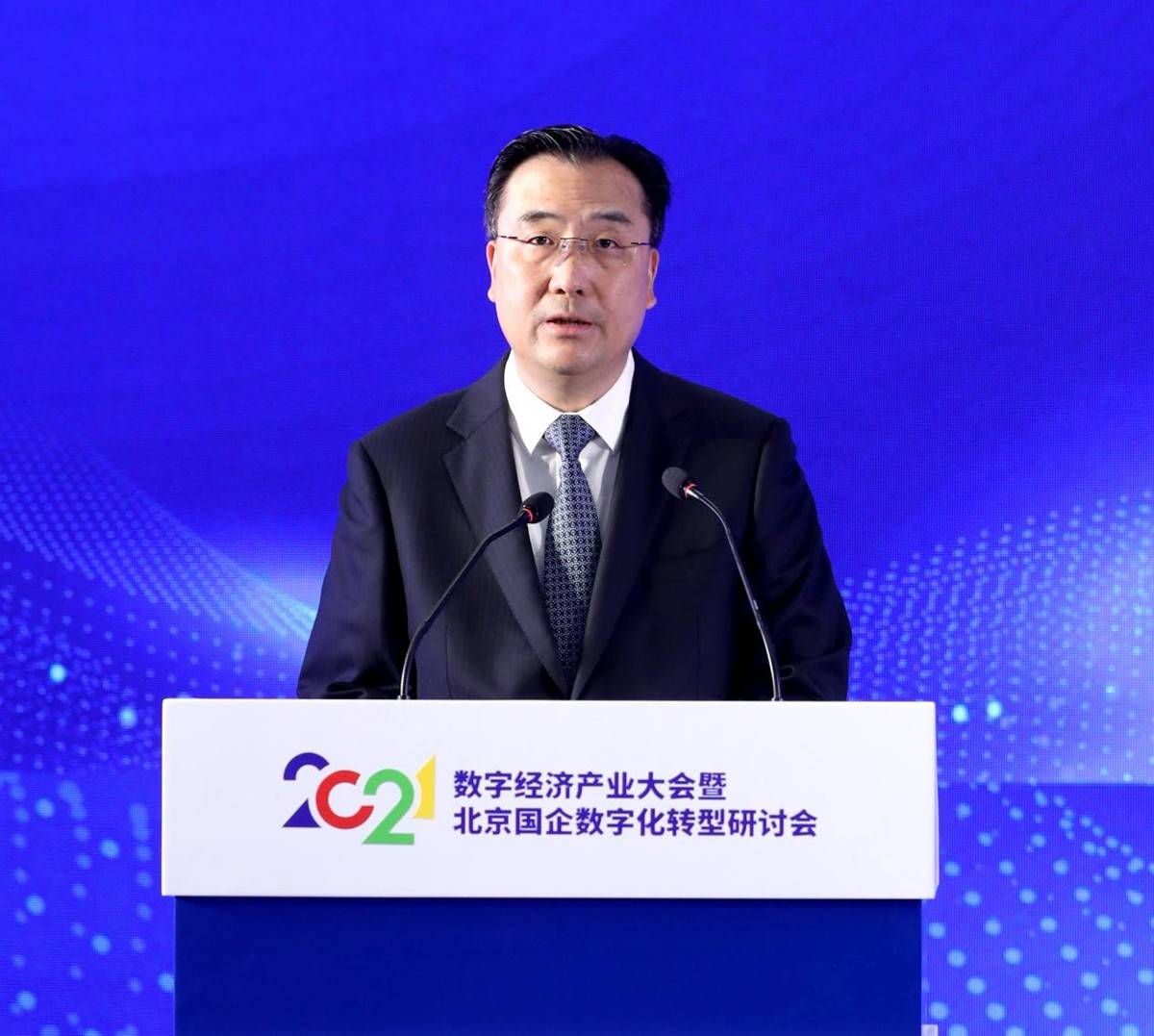 经济产业联盟荣誉理事长蒋正华,中国科协党组成员,机关党委书记王守东