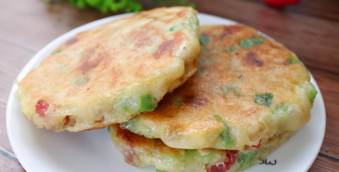 不用水,不和面,10秒学会酥到掉渣的青椒肉丝饼,你不学吗?