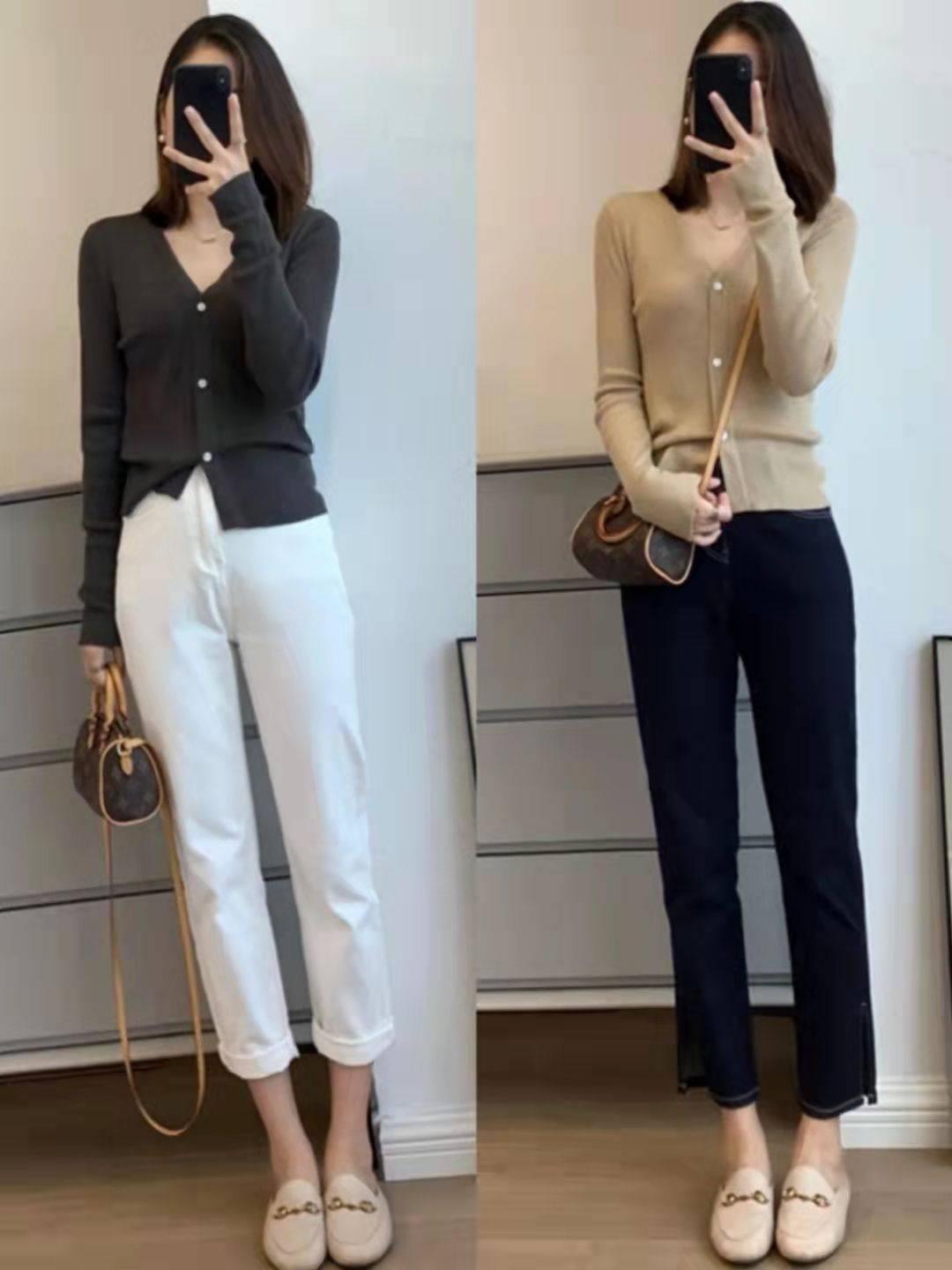 下装|秋季流行“针织小衫”,教你4种优雅搭法,演绎轻熟女人的气质美