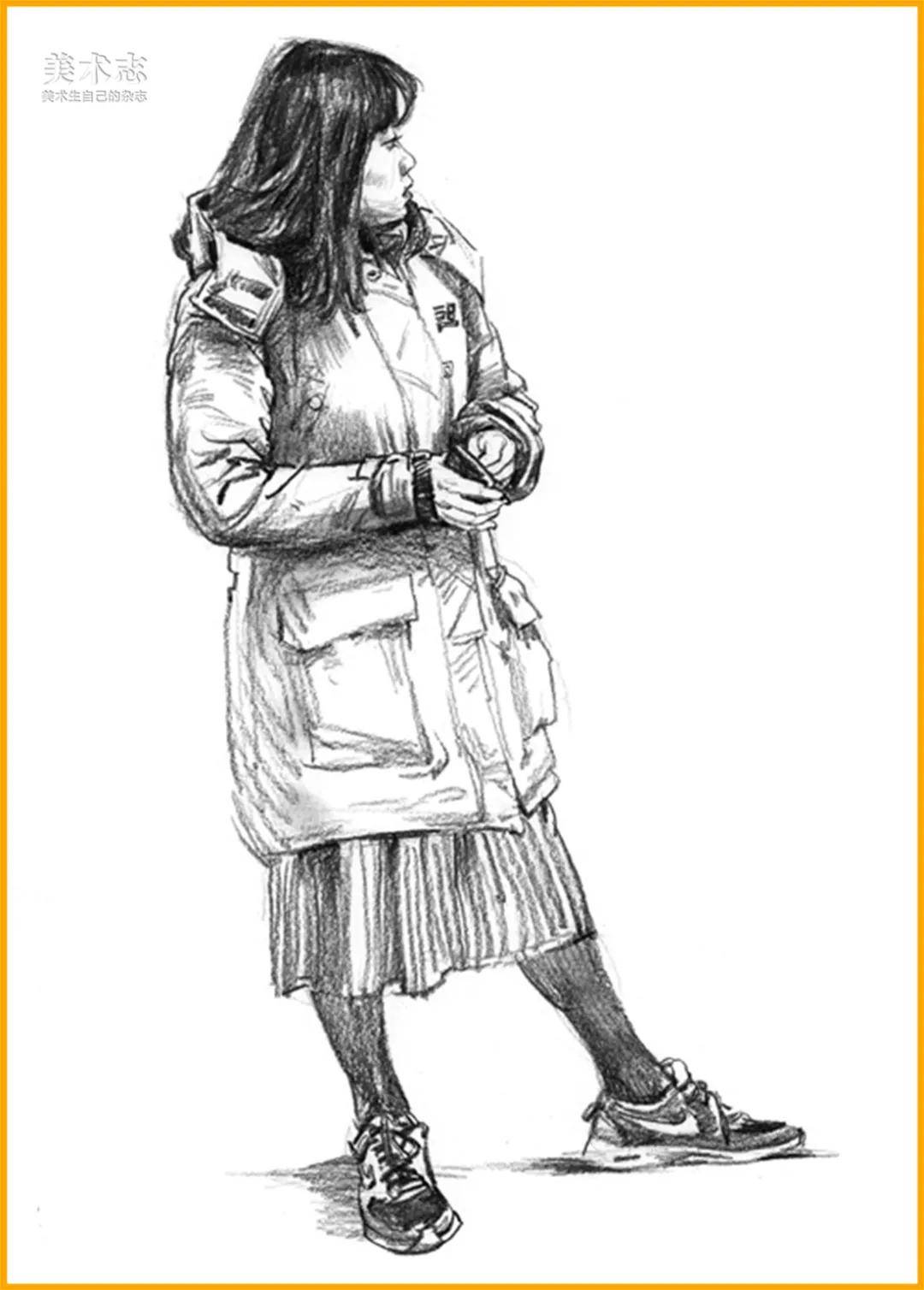 学会观察人物速写的整体和细节这几个知识点你要牢记