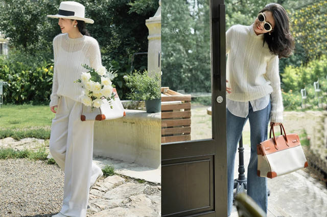 米色|阔腿裤穿着会显腿长？若没有按照自己身材正确选款，反而会显胖