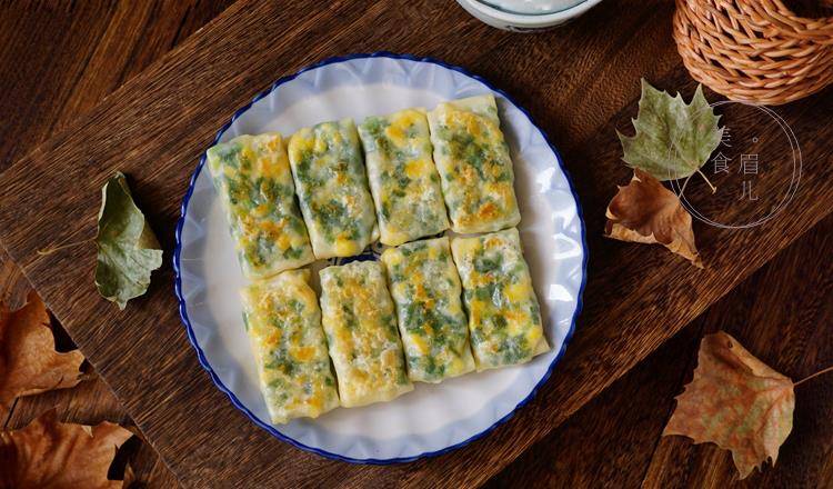 盒子|韭菜盒子新做法,不和面不揉面,煎2分钟出锅,外焦里嫩皮薄馅大