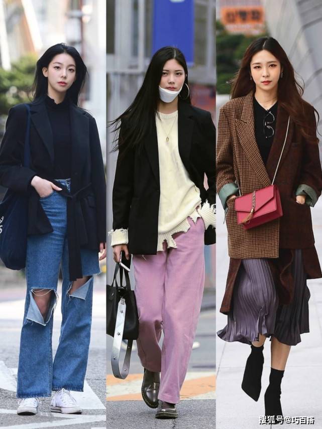 女生|看韩国街拍学穿搭！秋季人手一件的单品，穿对了时尚感信手拈来