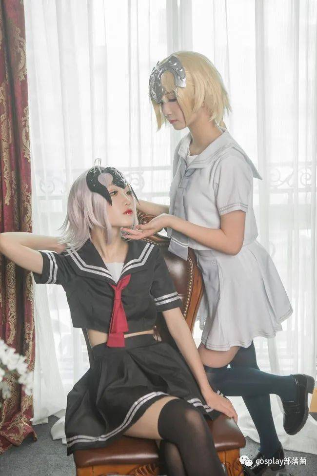 摄影|cos：黑白贞才是一对好朋友，真的很甜