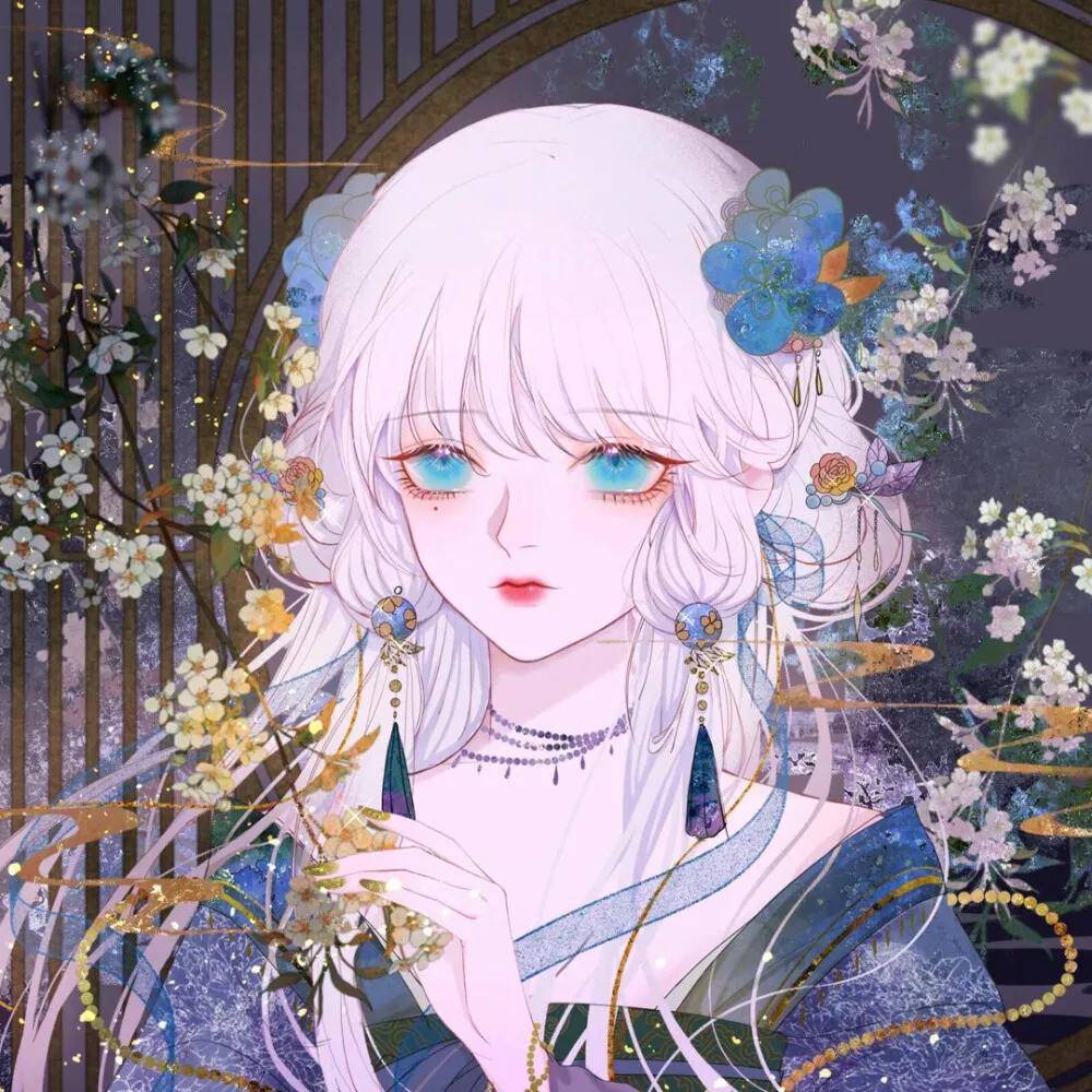 超精美古风动漫头像你是藏在云层里的月亮