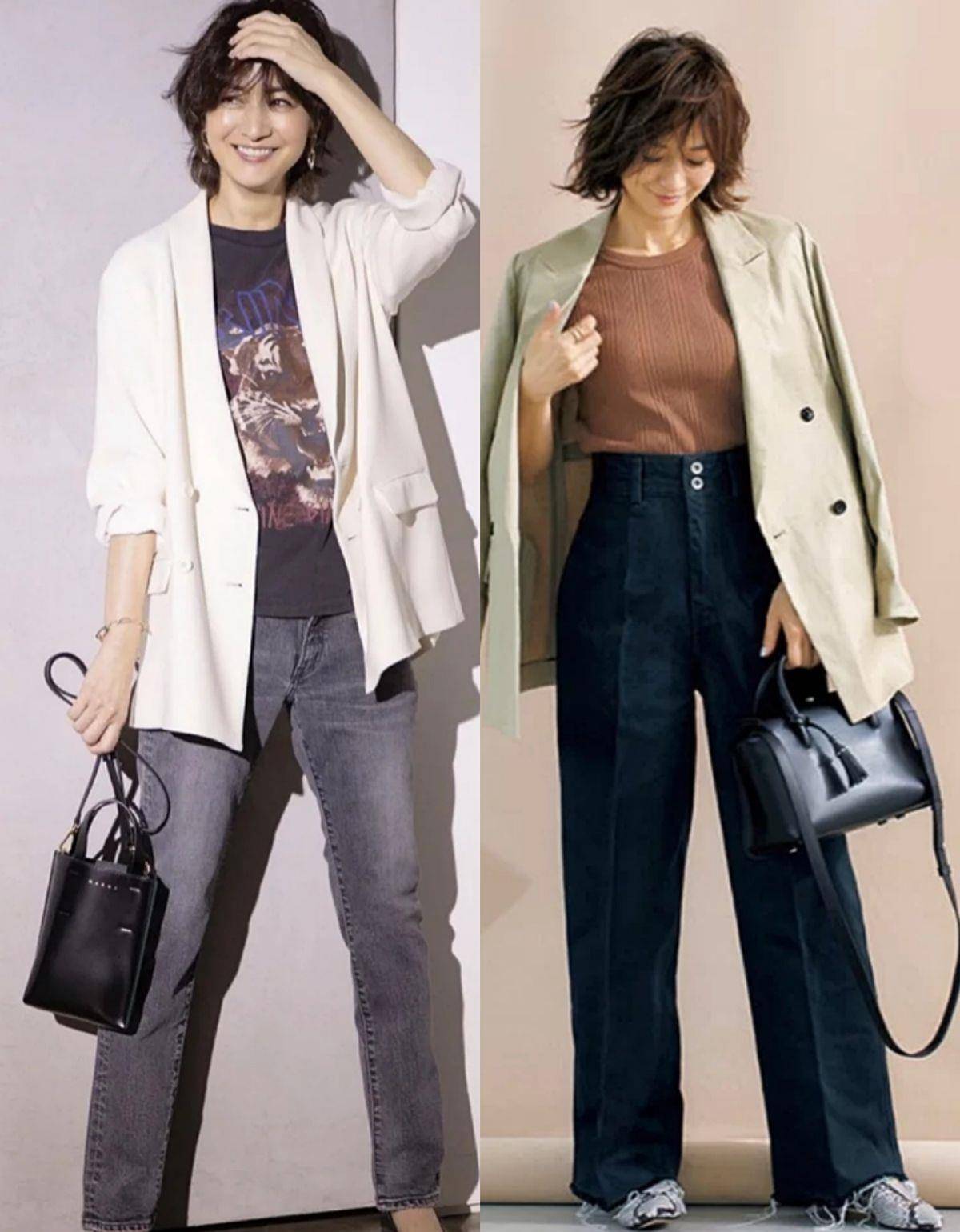 风衣 50岁女人不显老不扮嫩,学日本大婶的搭配,4件单品穿出好气质