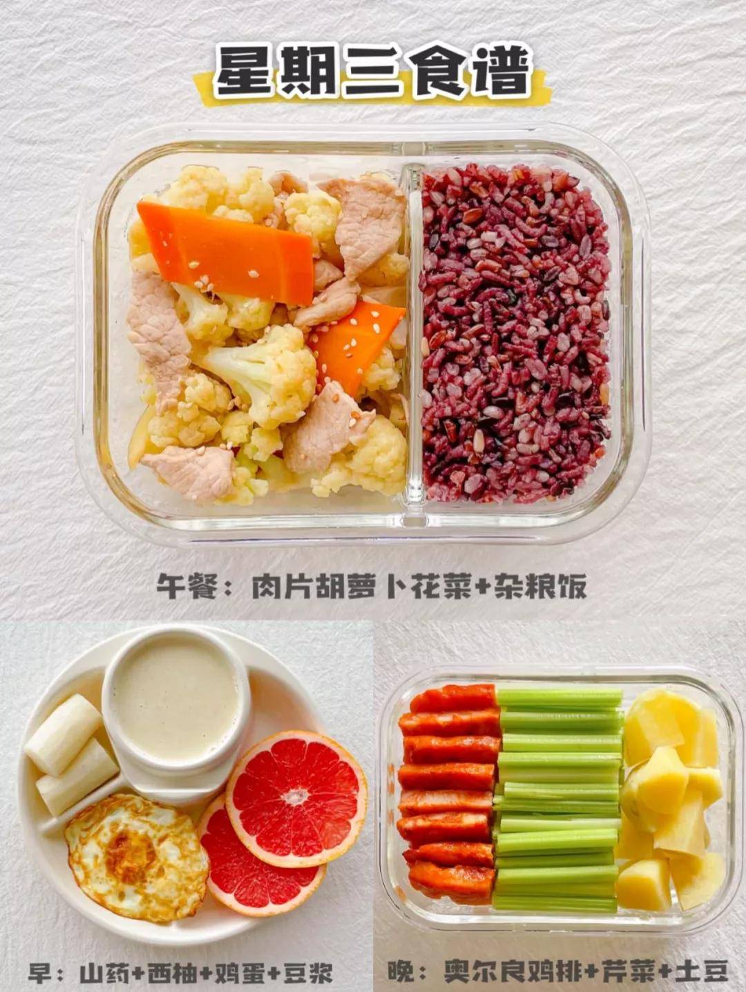 食谱|超燃型动减肥训练营分享一周懒人食谱,照着吃健康又刷脂!