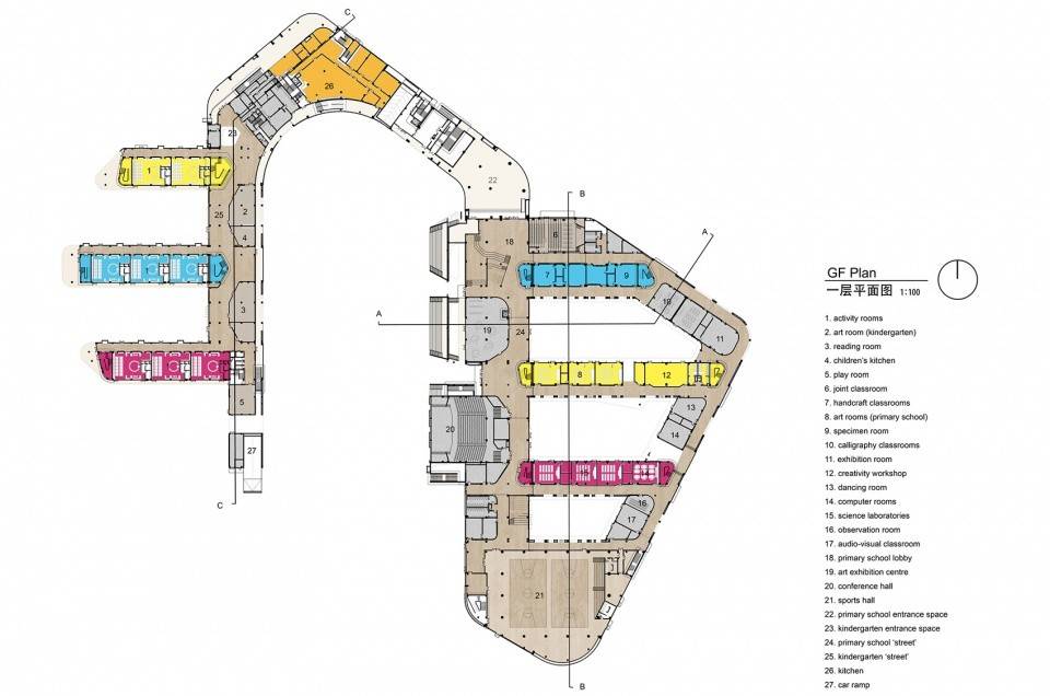 设计|幼儿园和小学一体的贵族学校，这设计真绝！