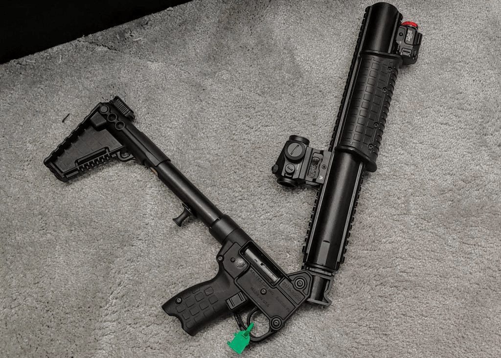 sub cqb卡宾枪:全枪180度折叠,消音枪管,这杆卡宾枪有点彪悍