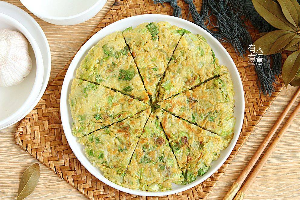 煎饼|脂肪最怕这菜，切碎简单一烙，尤其适合早餐吃，清淡营养热量低！