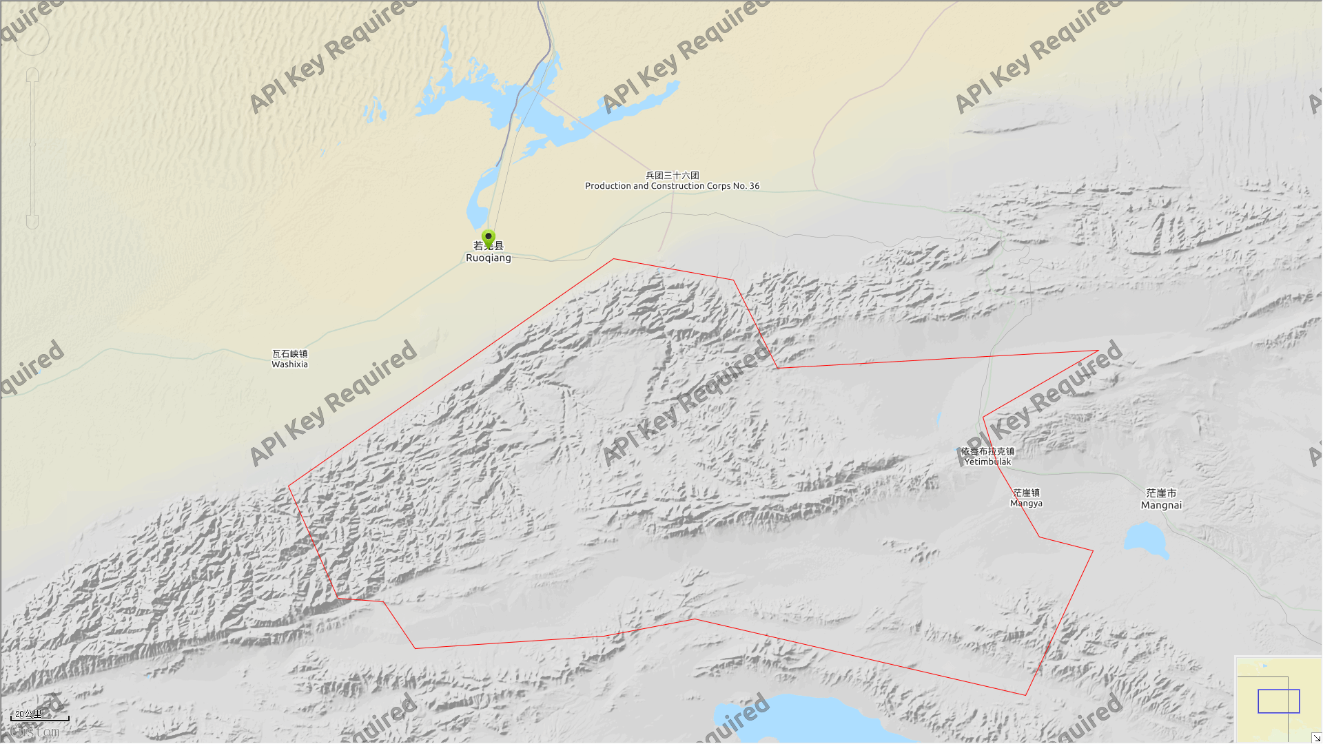 属羌塘高原东北部,海拔1500～4500米,国家以此圈划了阿尔金山自然保护