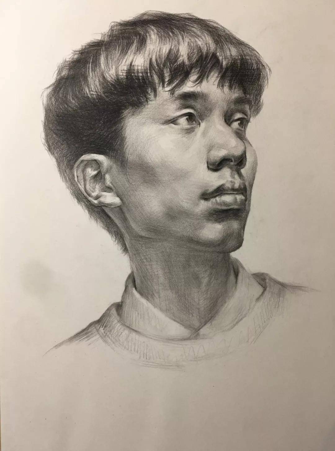 素描素描，速写，头发塑造口诀