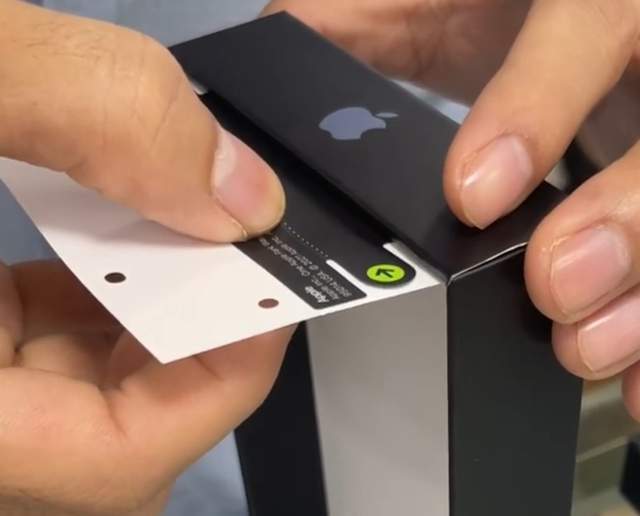 原创苹果iphone13包装易撕拉纸已被华强北搞定后封秒变成原封手机