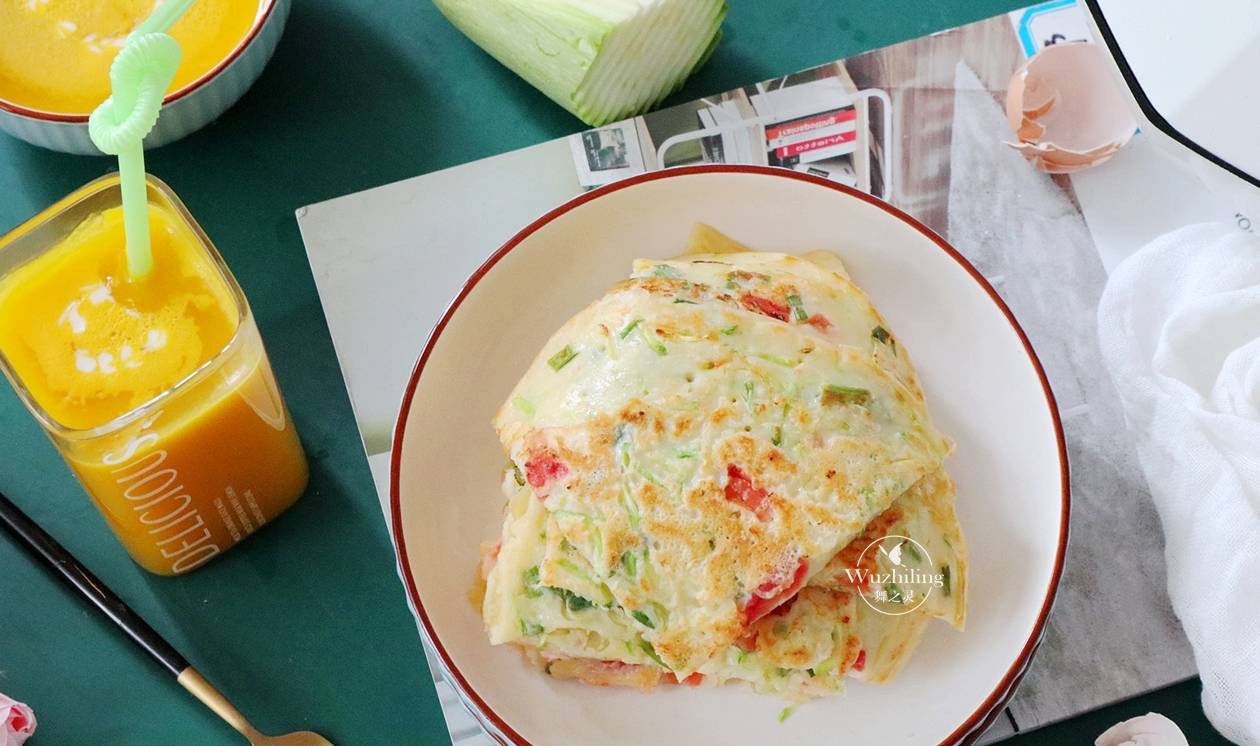 煎饼|儿子点名吃的早餐，我连着做了5天，居然吃上瘾，每次都光盘