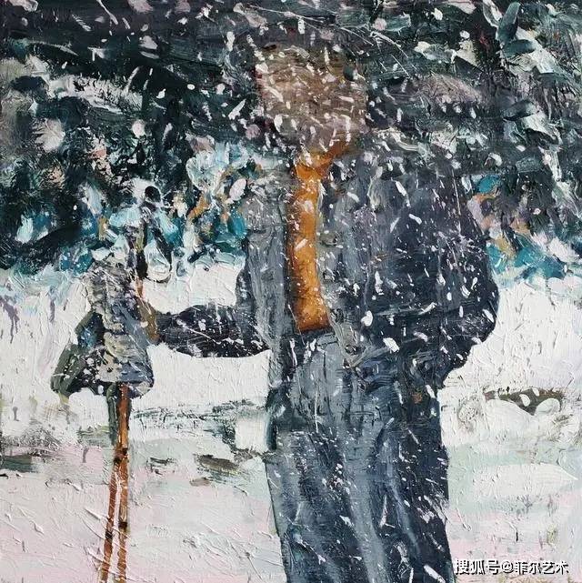 挪威托尔阿恩摩恩既是画家又是作家他的油画作品独树一帜特点分明