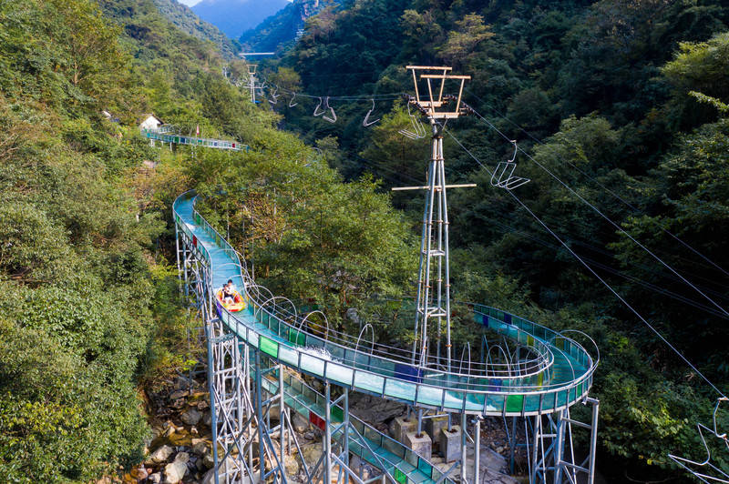 浙北大峡谷隐藏在山林间的神仙秘境九大项目玩转浙江青藏高原